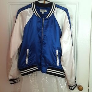 Satin bomber jacket